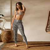 Python print Yoga Leggings