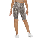 Python Snake Skin Biker Shorts