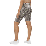Python Snake Skin Biker Shorts