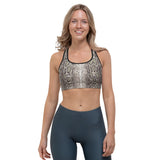Python Snake Skin Sports Bra