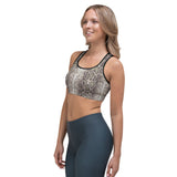 Python Snake Skin Sports Bra