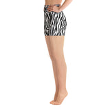 Zebra Yoga shorts