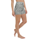 Cheetah Yoga Shorts - Grey