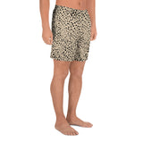 Men's Cheetah Athletic Long Shorts