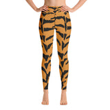 Tiger stripes yoga leggings