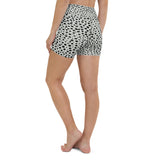 Cheetah Yoga Shorts - Grey