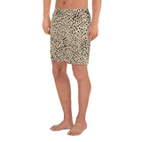 Men's Cheetah Athletic Long Shorts