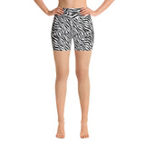Zebra Yoga Shorts