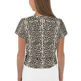 Leapord All-Over Print Crop Tee