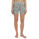 Cheetah Yoga Shorts - Grey