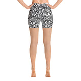 Zebra Yoga Shorts