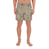 Men's Cheetah Athletic Long Shorts