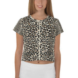 Leapord All-Over Print Crop Tee
